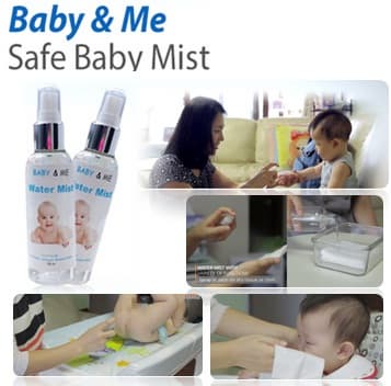 Safe- eco-friendly baby wipes-water mist